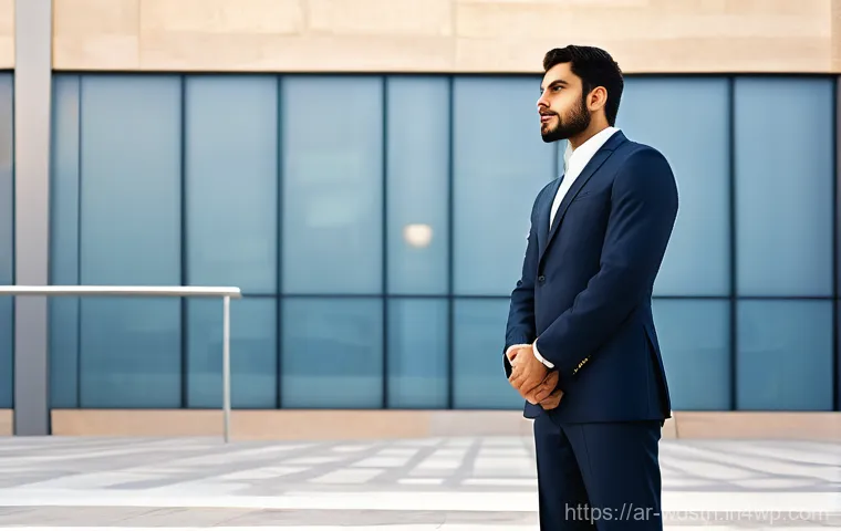 가치 기반 경력 발전을 위한 멘토 찾기 - **Prompt 1: The Guiding Compass of Self-Discovery**
    "A confident young Arab professional, wearin...