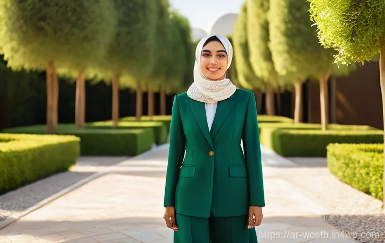 가치 기반 경력과 직업 안정성의 관계 - **A Meaningful Career Path Guided by Values**
    "A confident young Arab woman, wearing a stylish a...