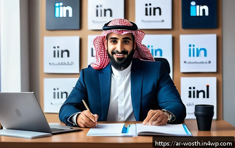가치 기반 경력에서의 성과 측정 지표 - A professional Middle Eastern man in traditional business attire sitting at a modern desk, surrounde...